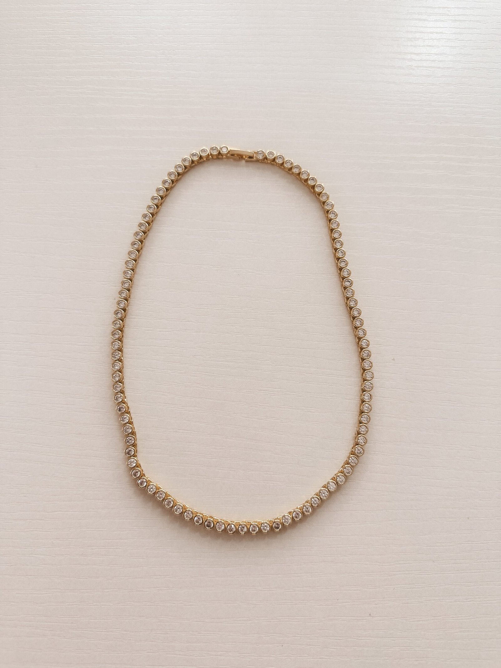 Jordyn Iced Bubble Tennis Necklace - Image 2